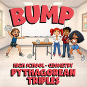 Pythagorean Triples BUMP Math Game - No Prep Geometry Review Activity