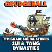 Sui & Tang Dynasties GRUDGEBALL Socials Game - No Prep Grade 7 Review Activity