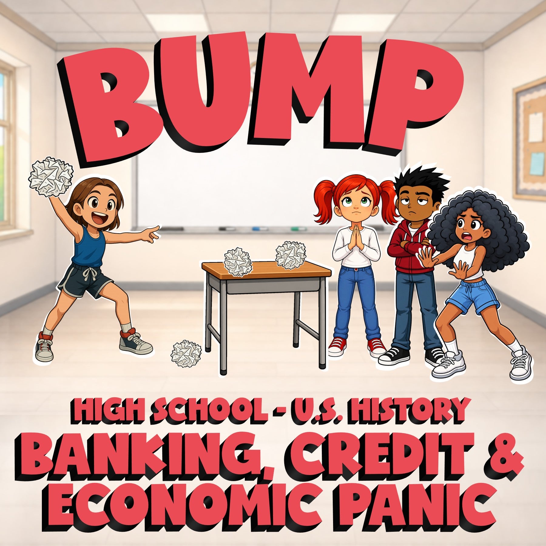 Banking, Credit & Economic Panic BUMP U.S. History Game - No Prep Review