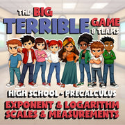 Exponent & Logarithm Scales & Measurements BIG TERRIBLE GAME - PreCalculus Math