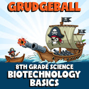 Biotechnology Basics GRUDGEBALL Science Game - No Prep Grade 8 Review Activity