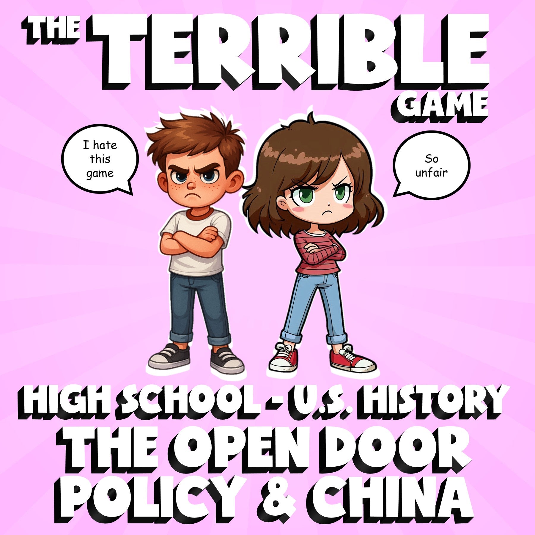 The Open Door Policy & China THE TERRIBLE GAME - No Prep U.S. History Review