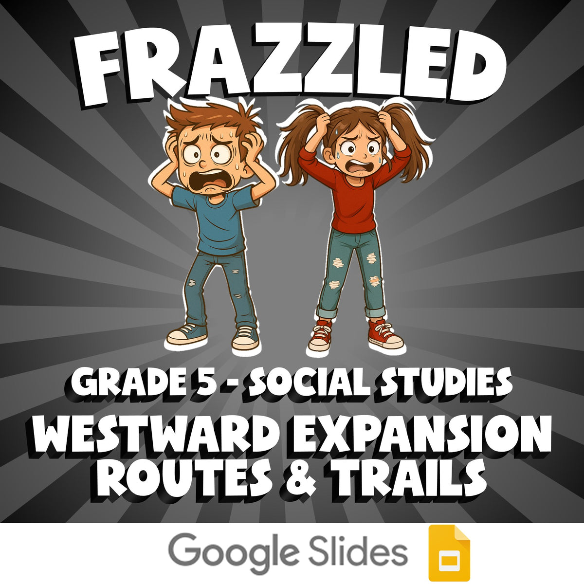Westward Expansion Routes & Trails FRAZZLED Socials Game - No Prep Grade 5