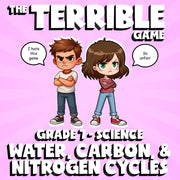 Water, Carbon, & Nitrogen Cycles THE TERRIBLE GAME - Grade 7 Science Review