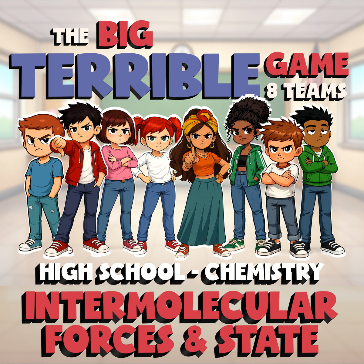 Intermolecular Forces & State BIG TERRIBLE GAME - Chemistry Science Review