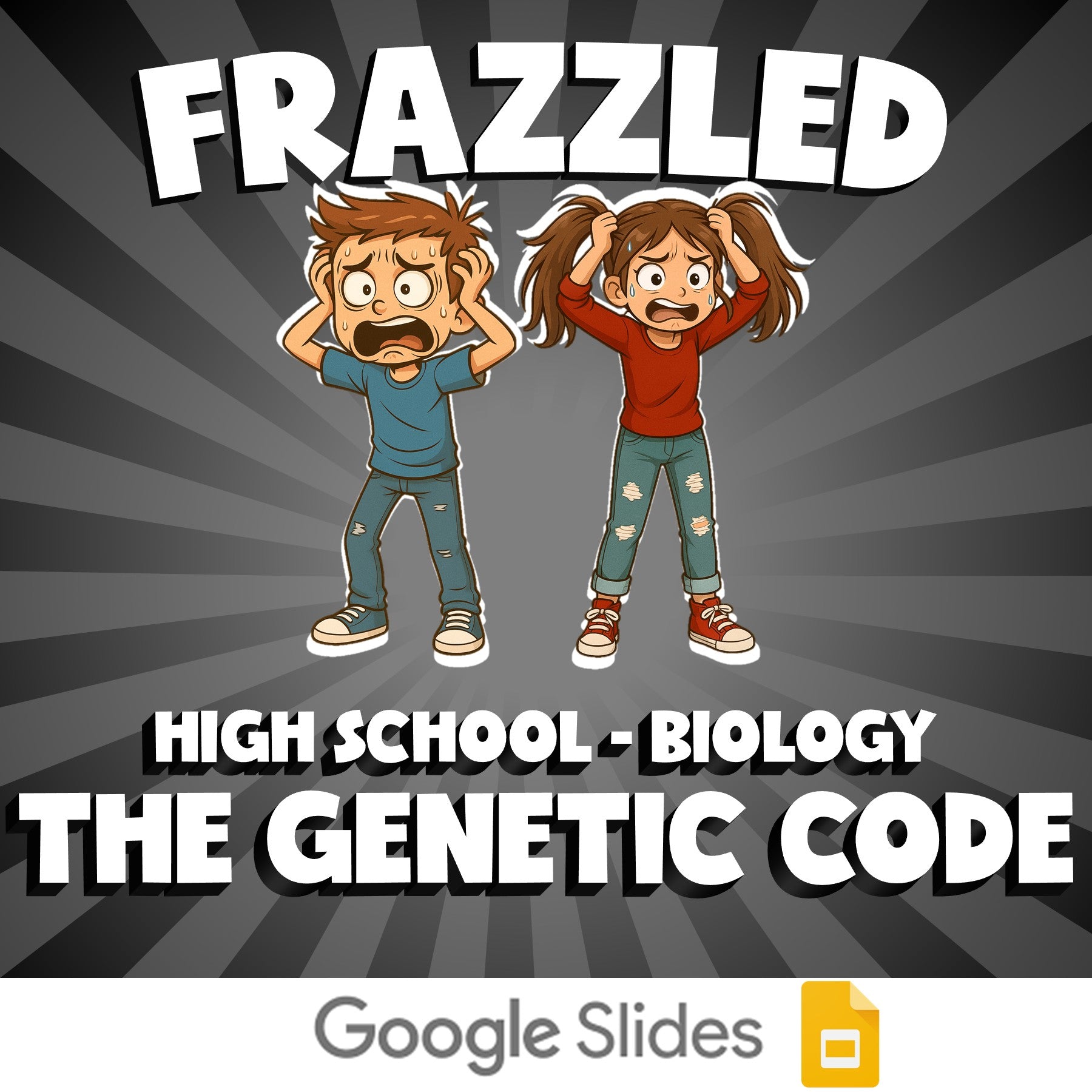 The Genetic Code FRAZZLED Science Game - No Prep Biology Review Activity