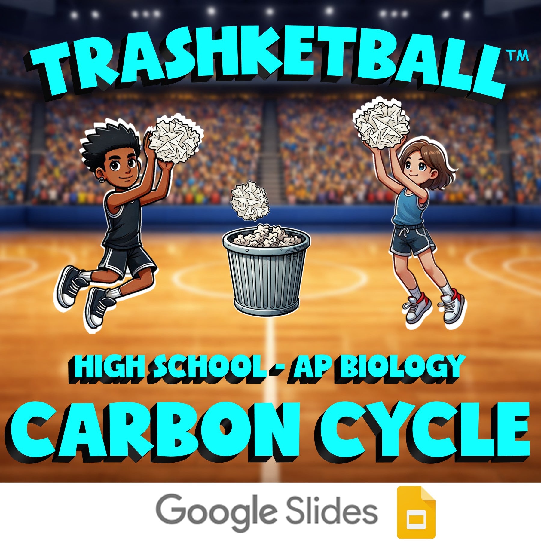 Carbon Cycle TRASHKETBALL Science Game - No Prep AP Biology Review Activity