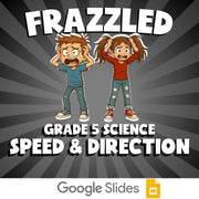 Speed & Direction FRAZZLED Science Game - No Prep Grade 5 Review Activity