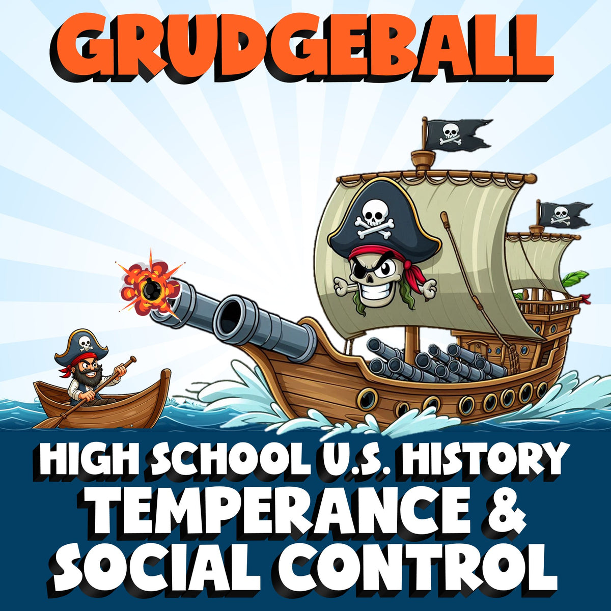 Temperance & Social Control GRUDGEBALL U.S. History Game - No Prep Review