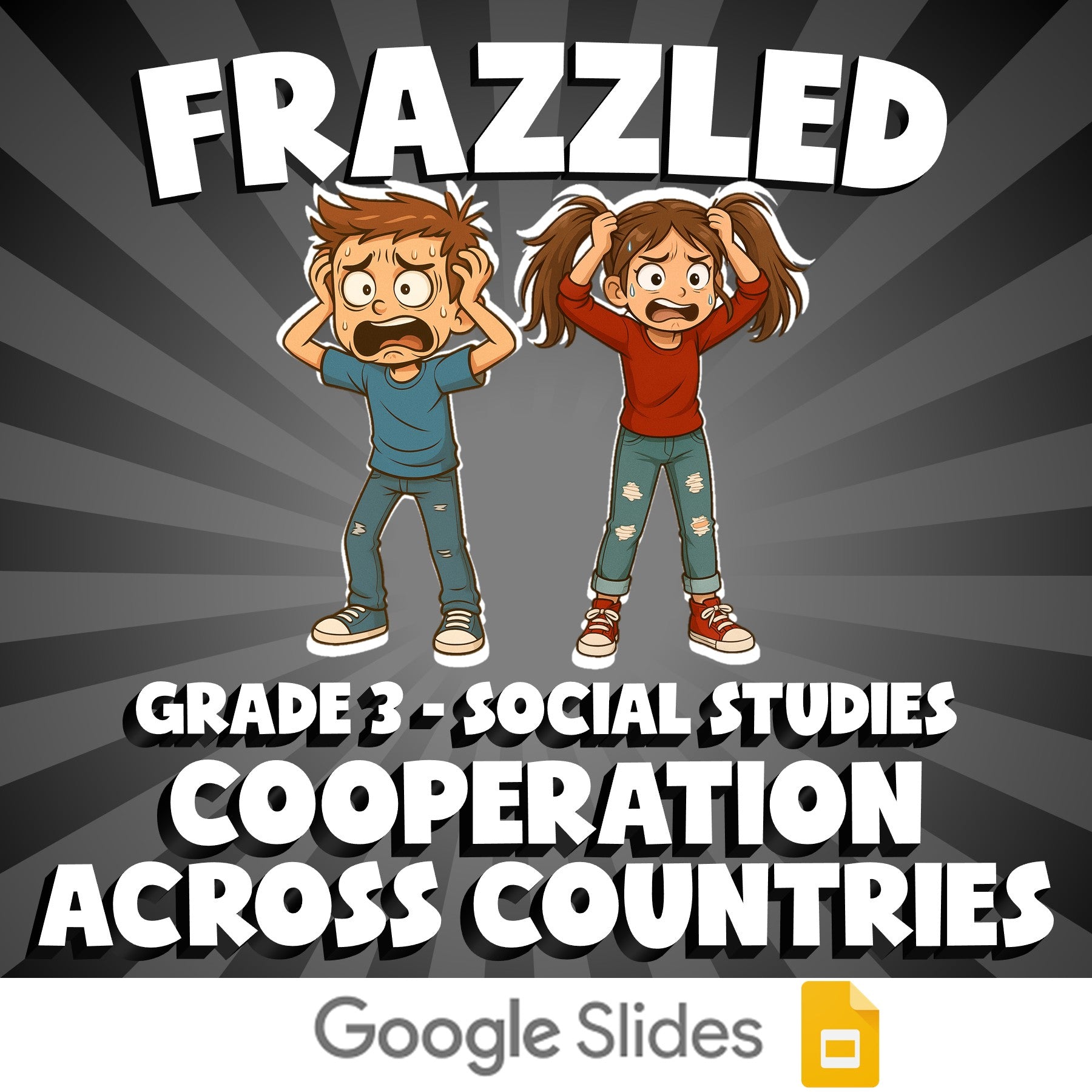 Cooperation Across Countries FRAZZLED Socials Game - No Prep Grade 3 Review
