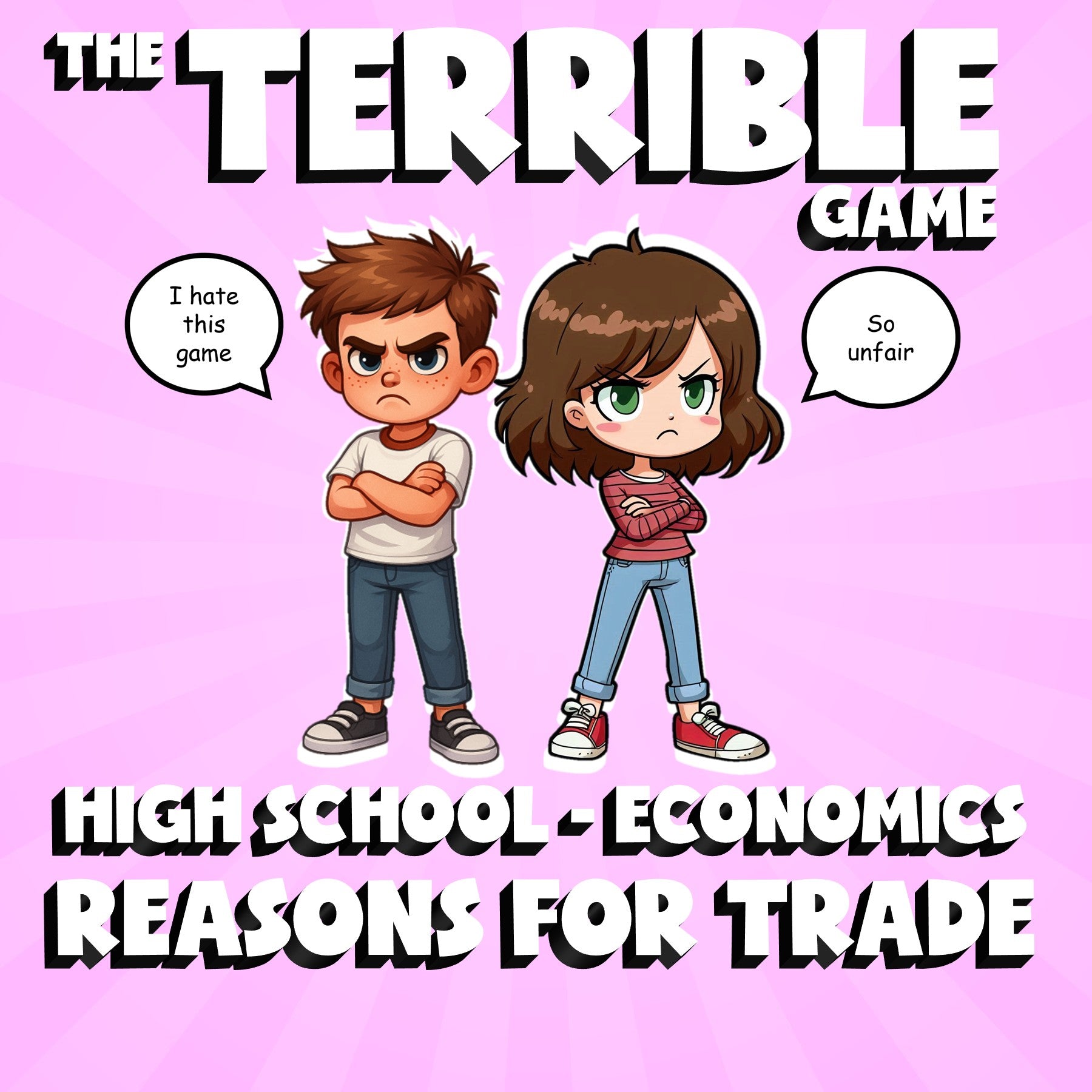 Reasons for Trade THE TERRIBLE GAME - No Prep Economics Review Activity