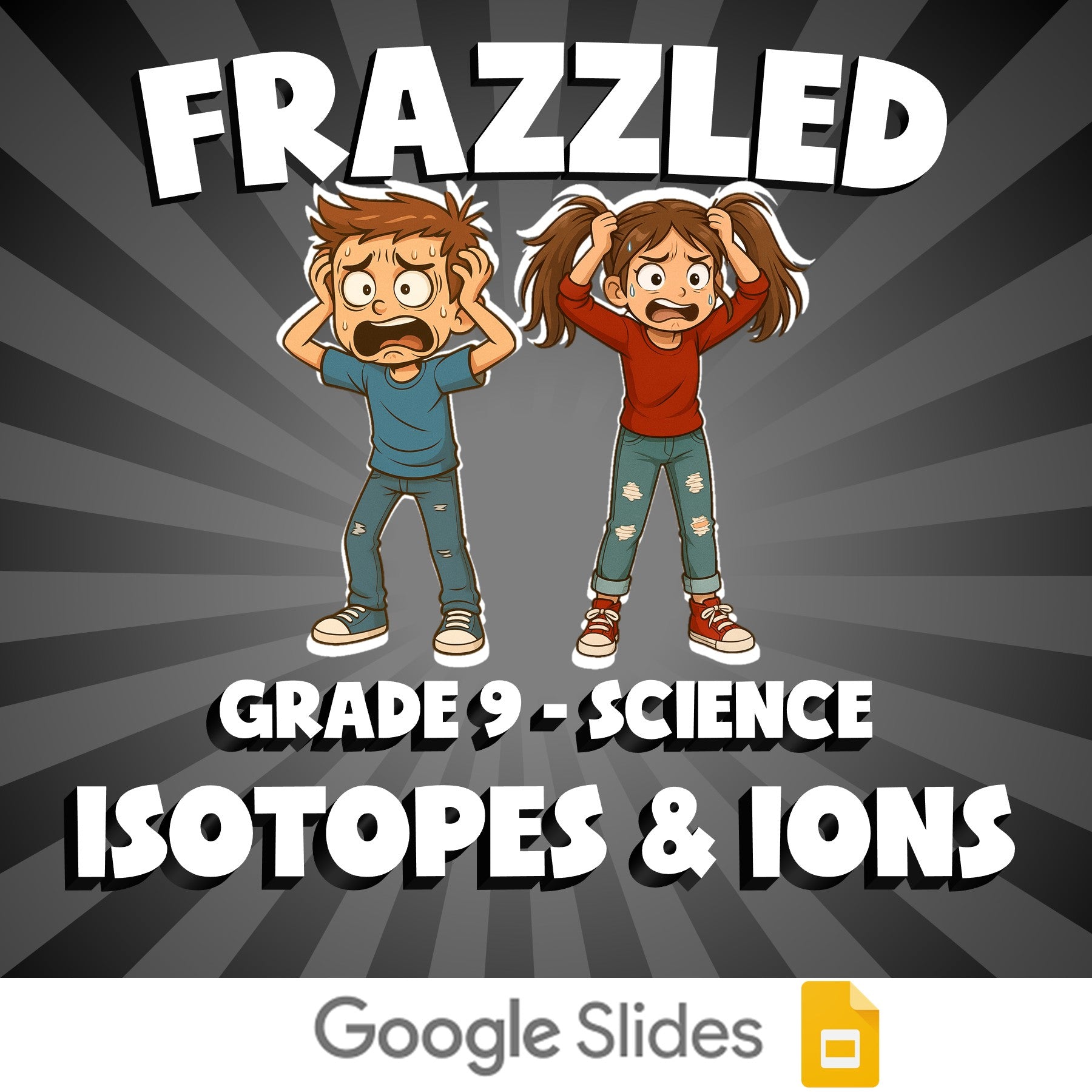 Isotopes & Ions FRAZZLED Science Game - No Prep Grade 9 Review Activity