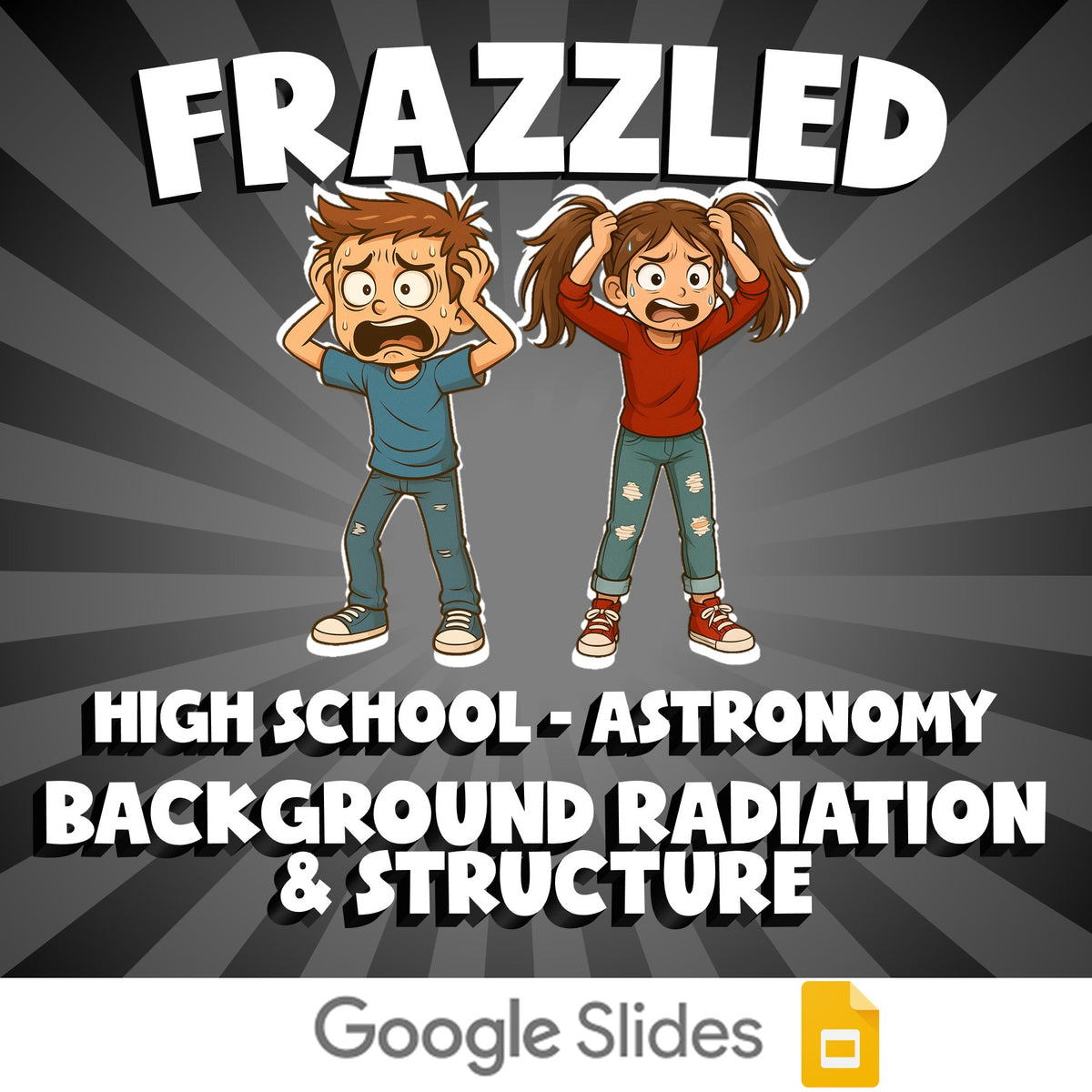 Background Radiation & Structure FRAZZLED Science Game - No Prep Astronomy