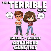 Advanced Genetics THE TERRIBLE GAME - No Prep Grade 7 Science Review Activity