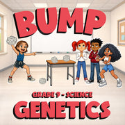 Genetics BUMP Science Game - No Prep Grade 9 Review Activity