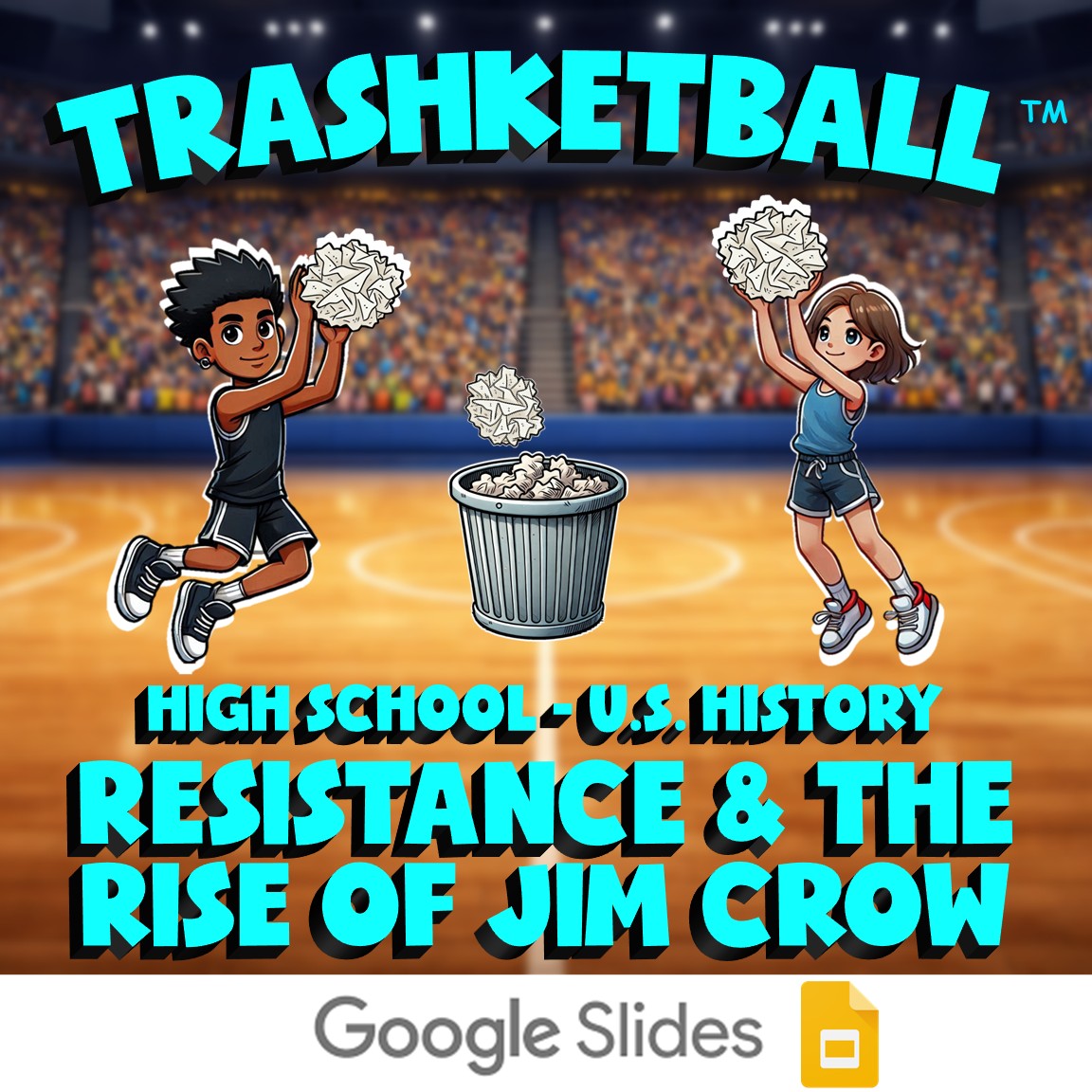 Resistance & the Rise of Jim Crow TRASHKETBALL U.S. History Game - No Prep