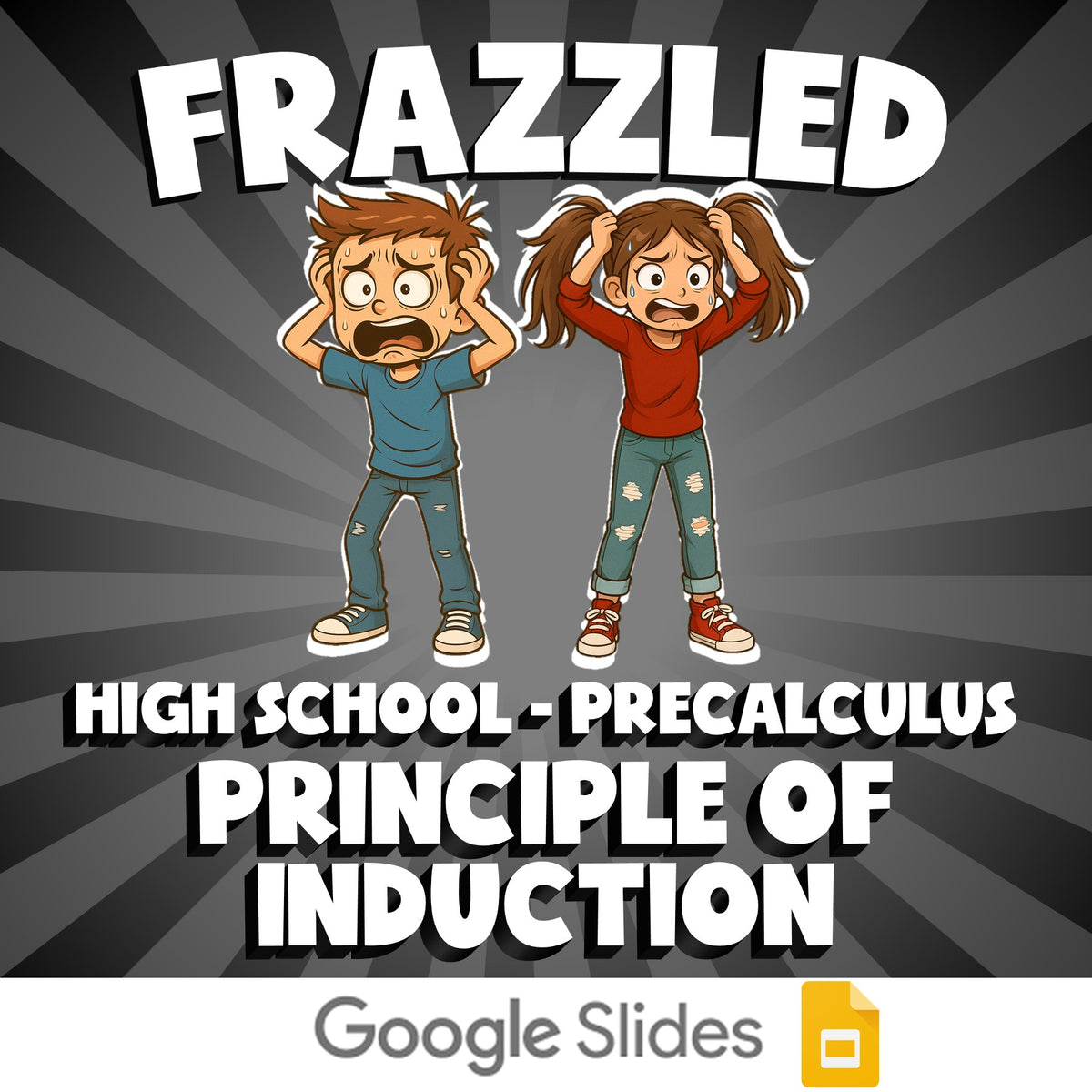 Principle of Induction FRAZZLED Math Game - No Prep PreCalculus Review Activity