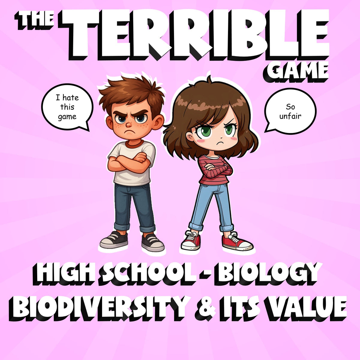 Biodiversity & Its Value THE TERRIBLE GAME - No Prep Biology Science Review