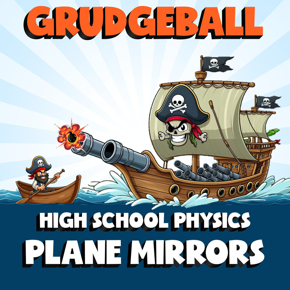 Plane Mirrors GRUDGEBALL Science Game - No Prep Physics Review Activity