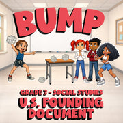 U.S. Founding Document BUMP Socials Game - No Prep Grade 3 Review Activity