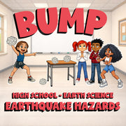 Earthquake Hazards BUMP Game - No Prep Earth Science Review Activity