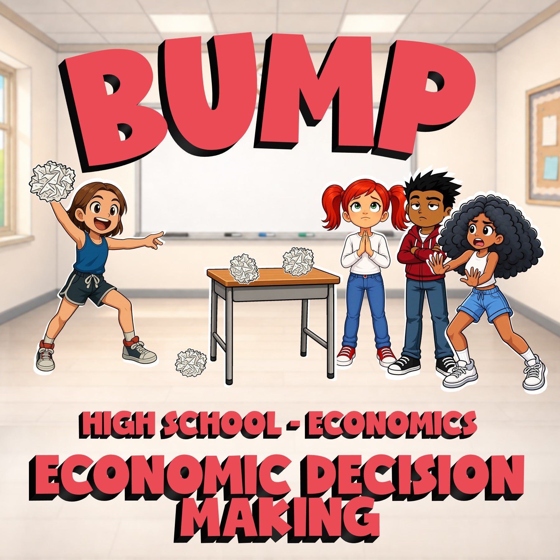 Economic Decision Making BUMP Economics Game - No Prep Review Activity