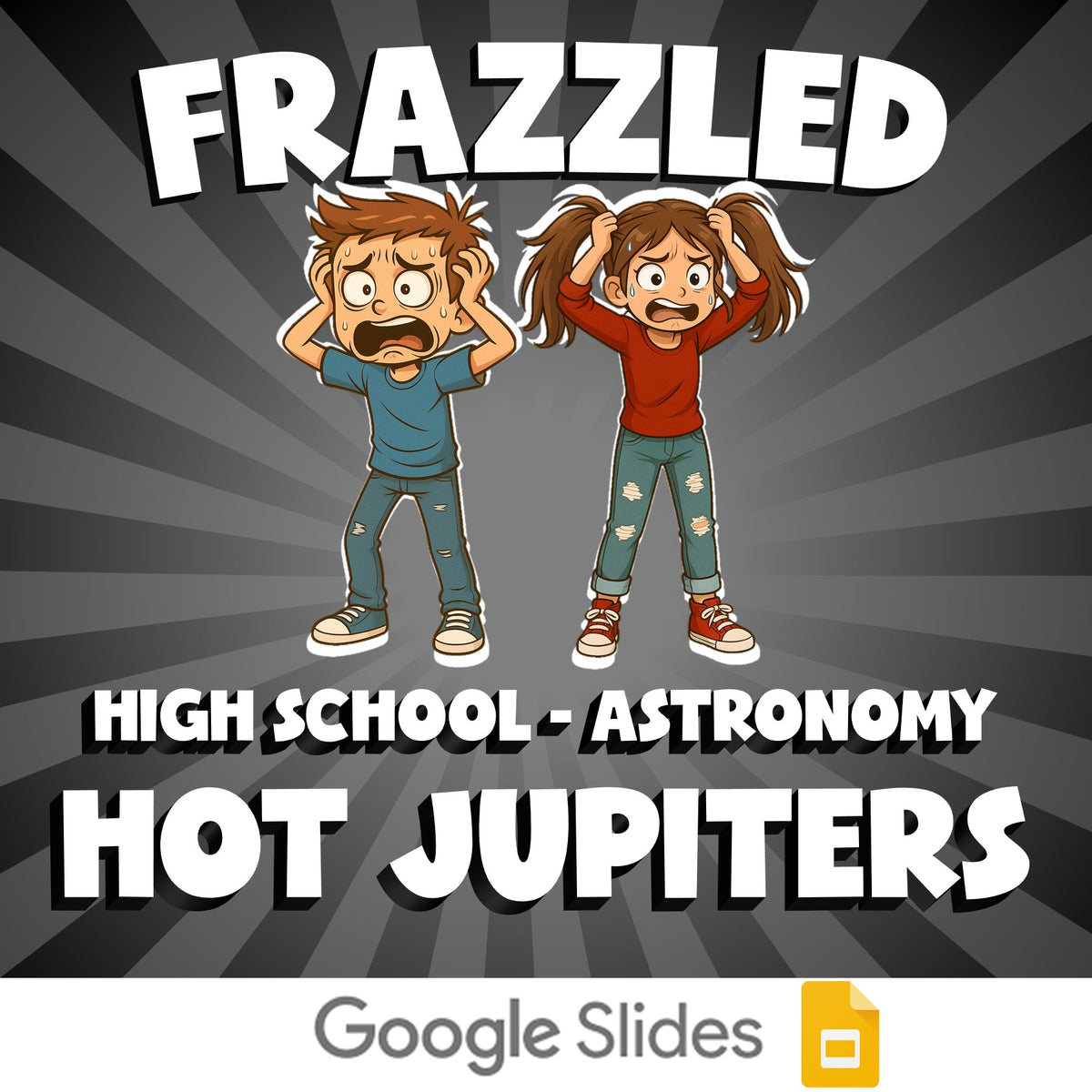 Hot Jupiters FRAZZLED Science Game - No Prep Astronomy Review Activity