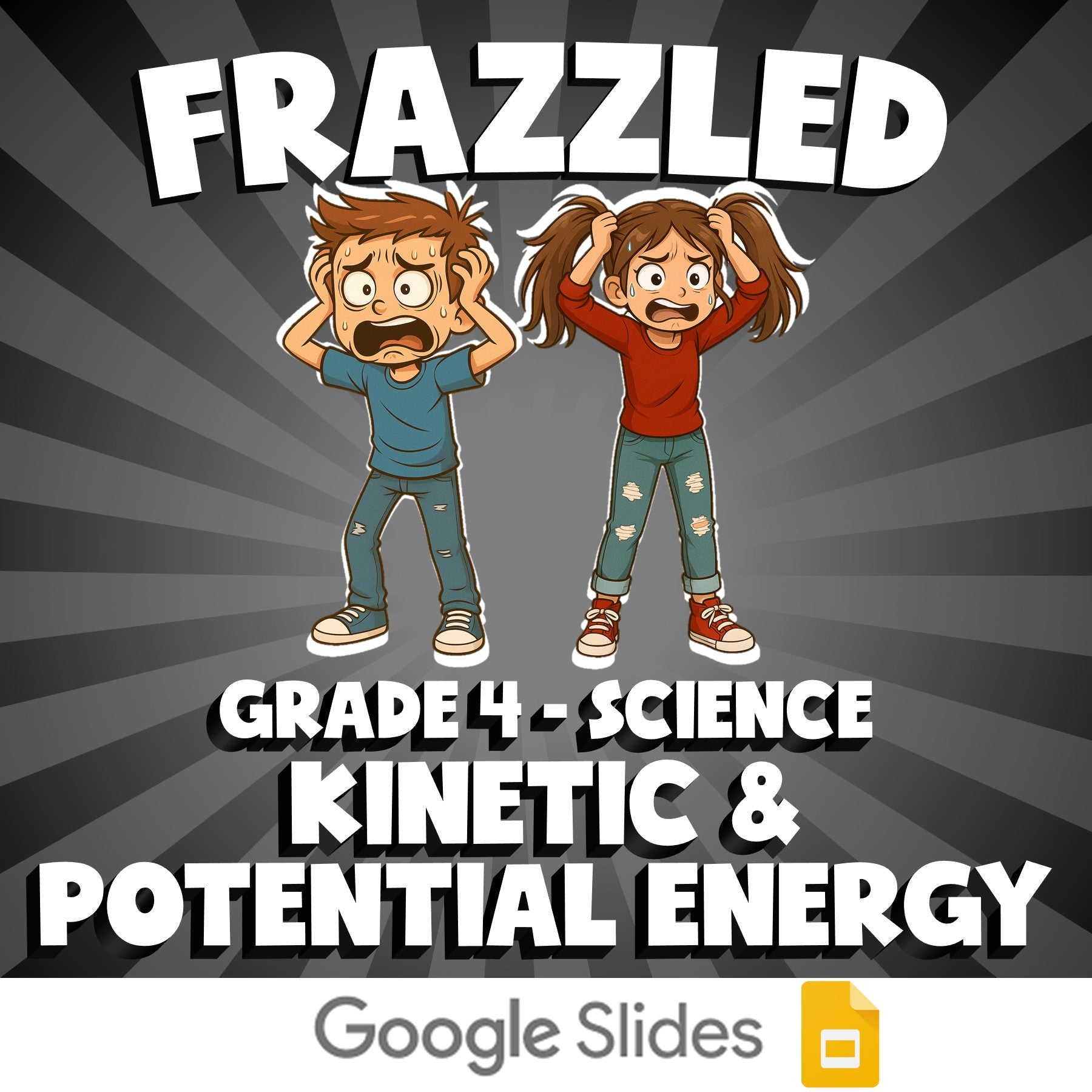 Kinetic & Potential Energy FRAZZLED Science Game - No Prep Grade 4 Review
