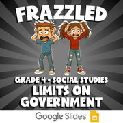 Limits on Government FRAZZLED Socials Game - No Prep Grade 4 Review Activity
