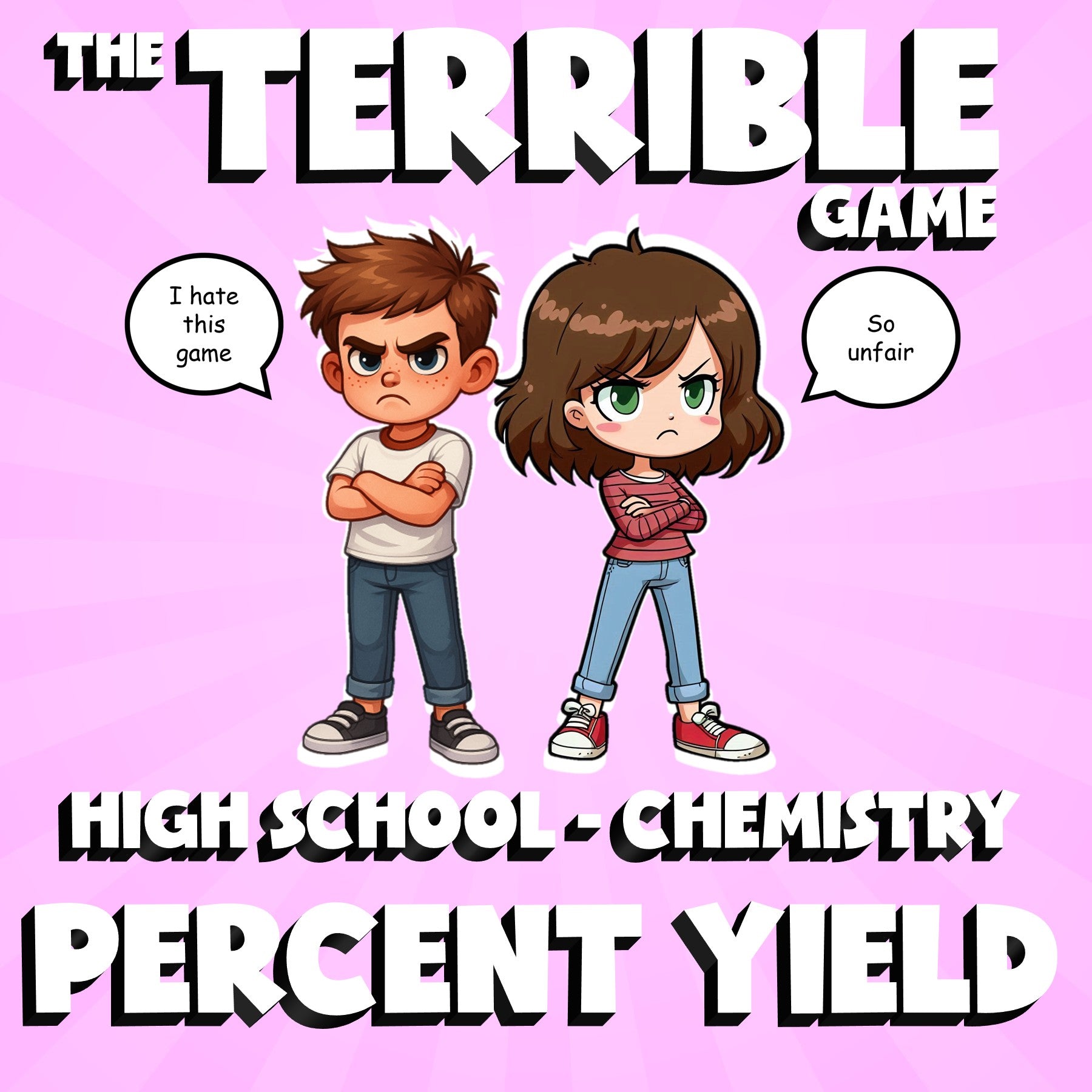 Percent Yield THE TERRIBLE GAME - No Prep Chemistry Science Review Activity