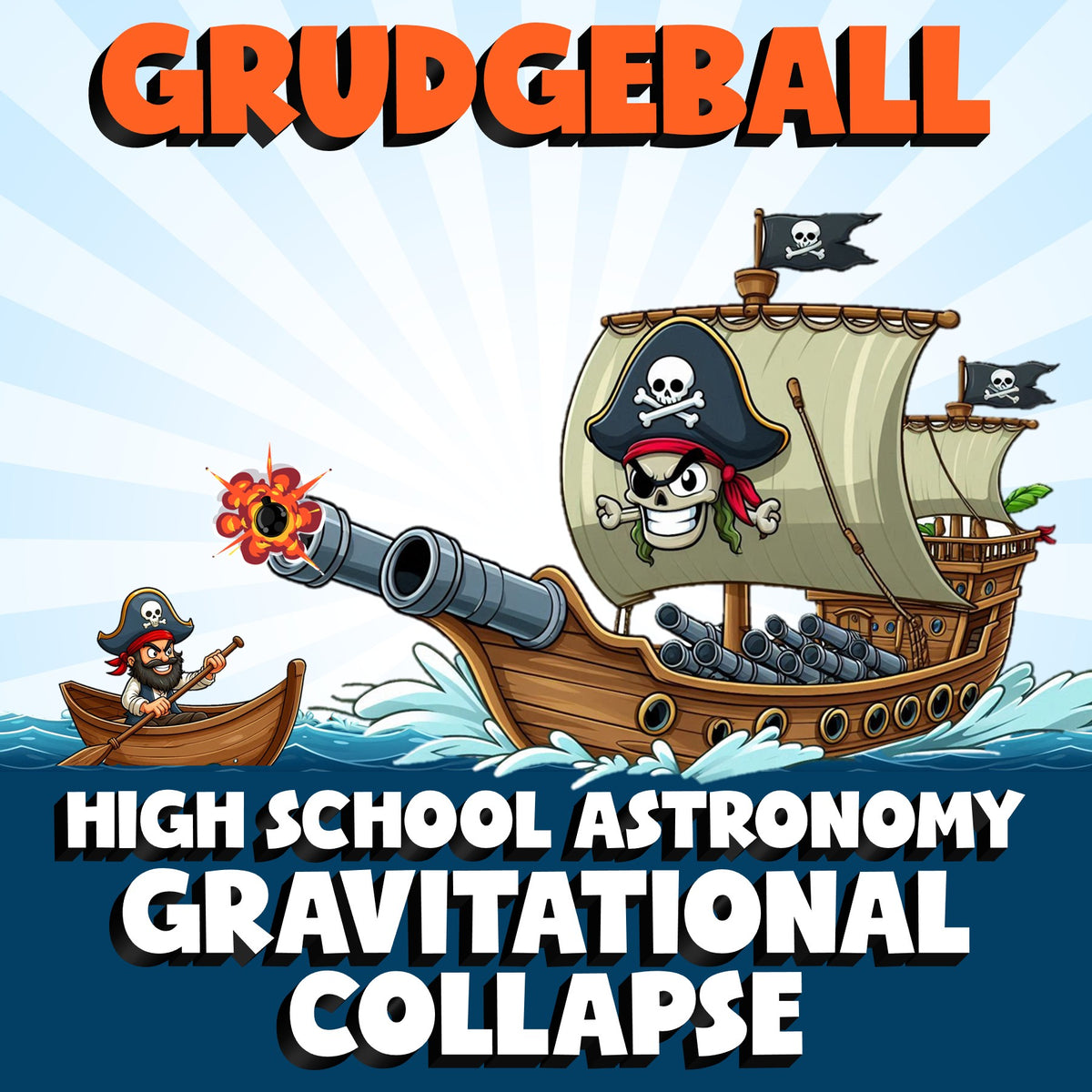 Gravitational Collapse GRUDGEBALL Science Game - No Prep Astronomy Review