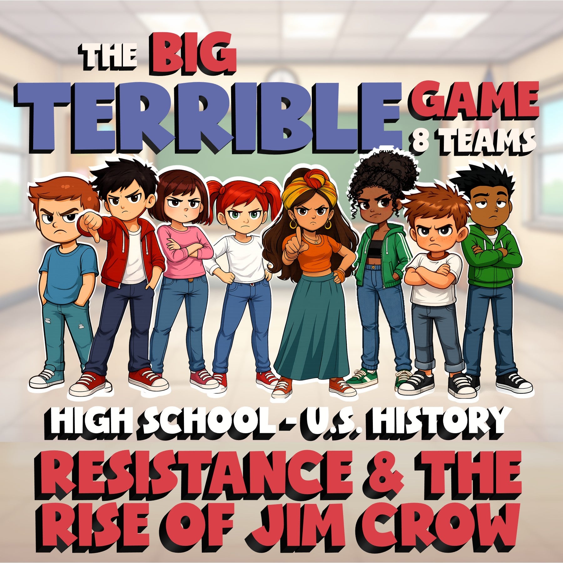 Resistance & the Rise of Jim Crow BIG TERRIBLE GAME - U.S. History Review