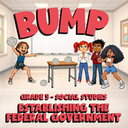 Establishing the Federal Government BUMP Socials Game - No Prep Grade 5 Review