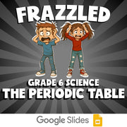 The Periodic Table FRAZZLED Science Game - No Prep Grade 6 Review Activity