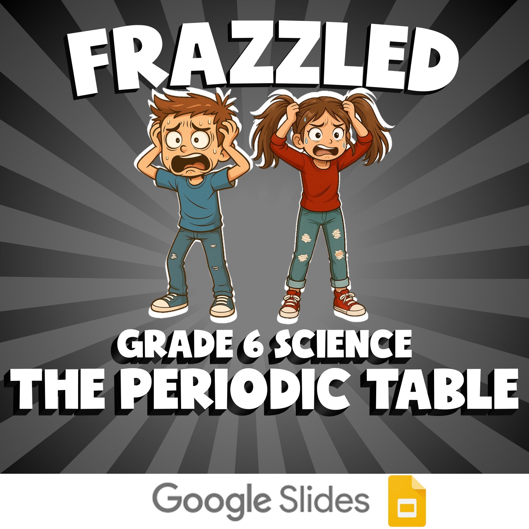 The Periodic Table FRAZZLED Science Game - No Prep Grade 6 Review Activity
