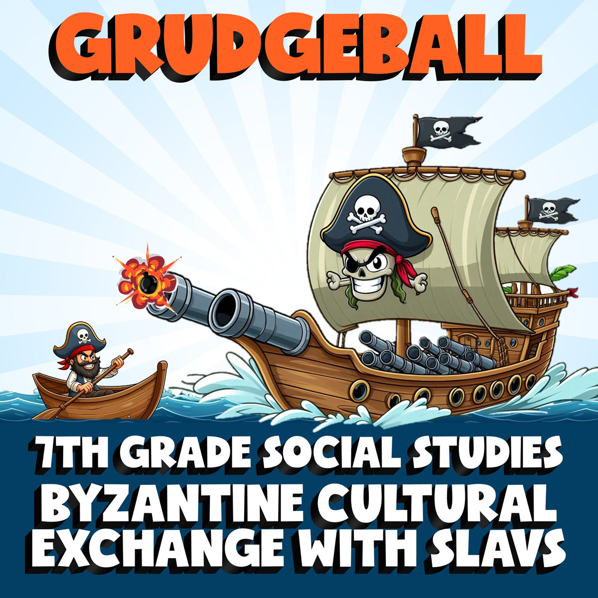 Byzantine Cultural Exchange with Slavs GRUDGEBALL Socials Game - No Prep Grade 7
