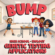 Genetic Testing Applications BUMP Science Game - No Prep Biology Review Activity