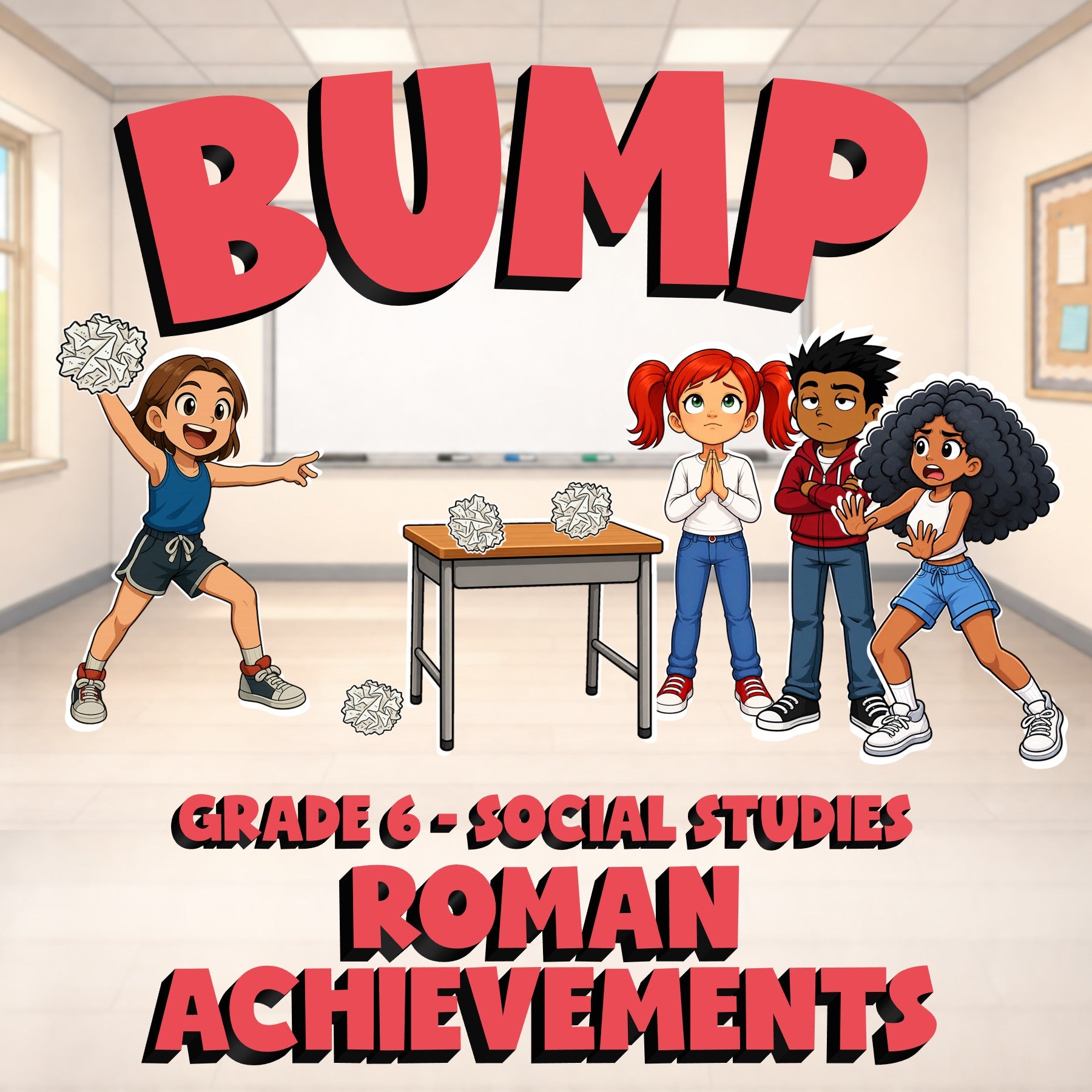 Roman Achievements BUMP Socials Game - No Prep Grade 6 Review Activity