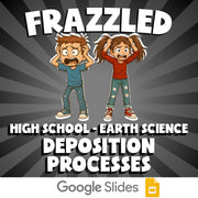 Deposition Processes FRAZZLED Game - No Prep Earth Science Review Activity