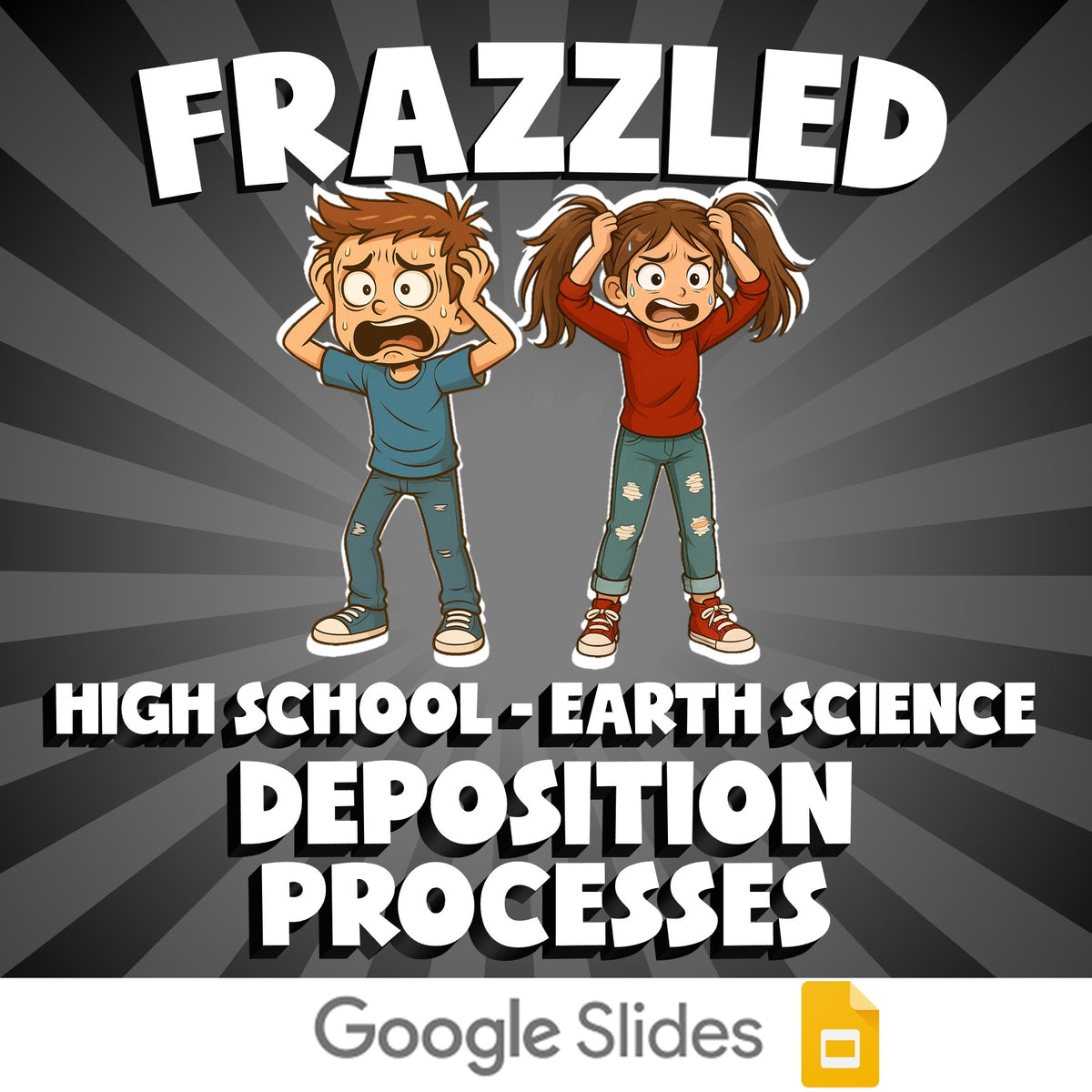 Deposition Processes FRAZZLED Game - No Prep Earth Science Review Activity