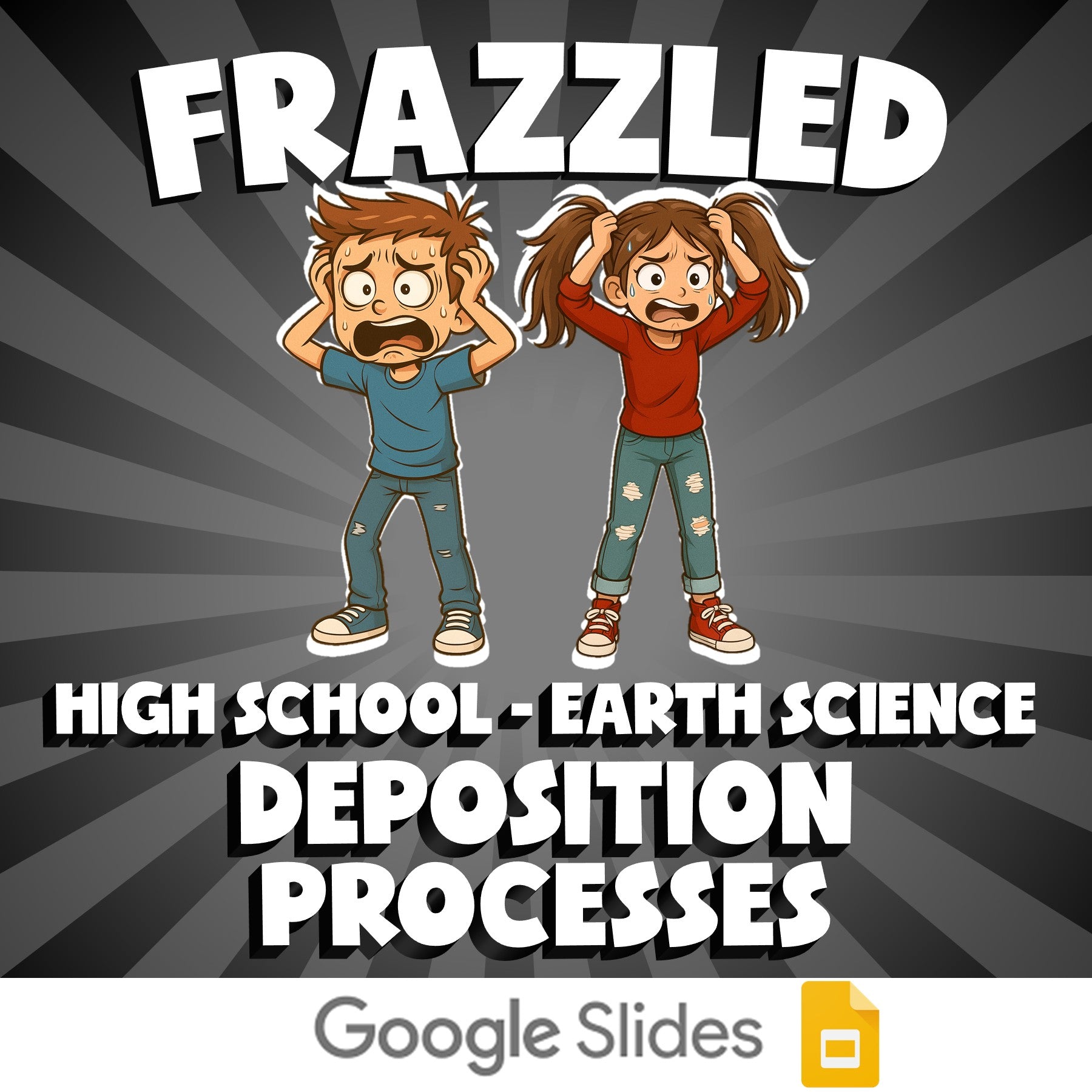 Deposition Processes FRAZZLED Game - No Prep Earth Science Review Activity