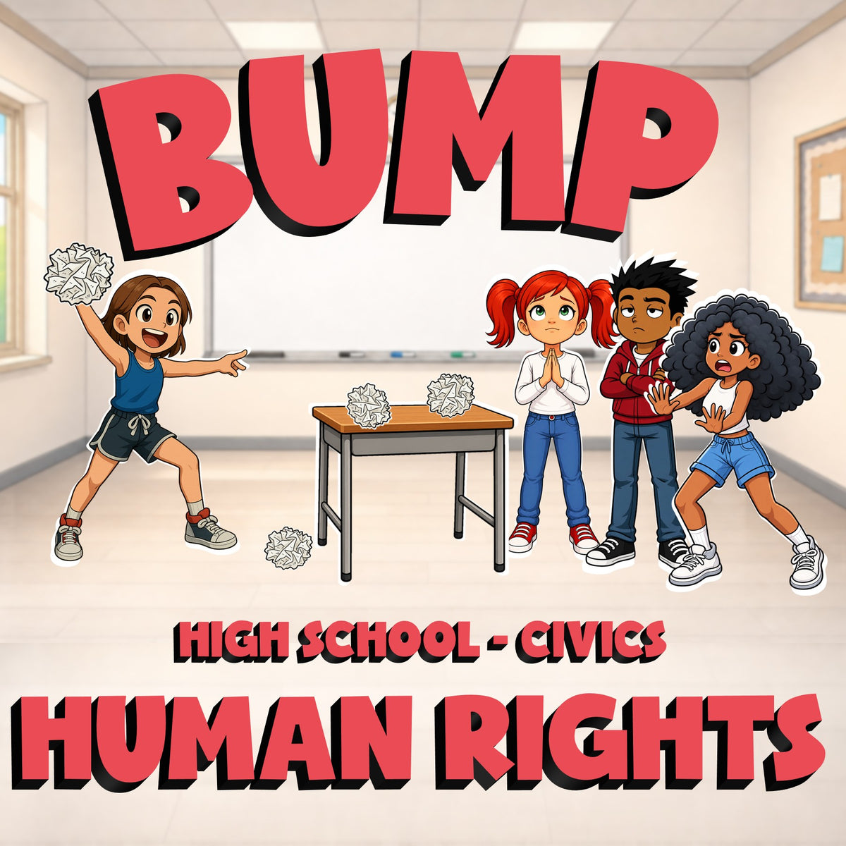 Human Rights BUMP Civics Game - No Prep Review Activity