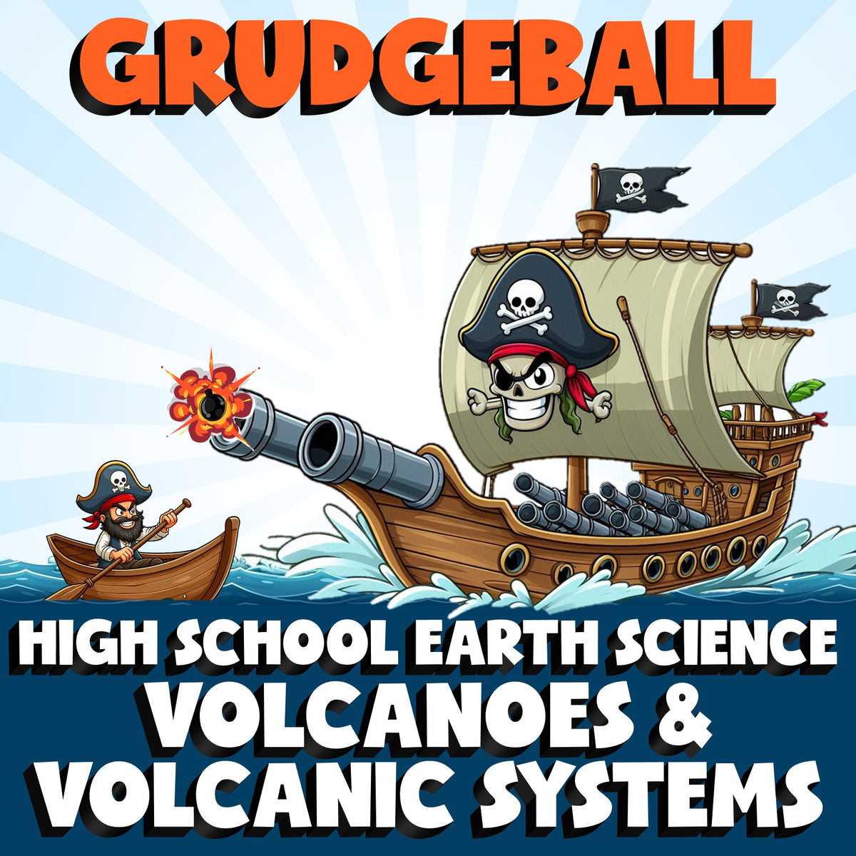 Volcanoes & Volcanic Systems GRUDGEBALL Game - No Prep Earth Science Review