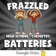 Batteries FRAZZLED Science Game - No Prep Chemistry Review Activity