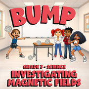 Investigating Magnetic Fields BUMP Science Game - No Prep Grade 3 Review