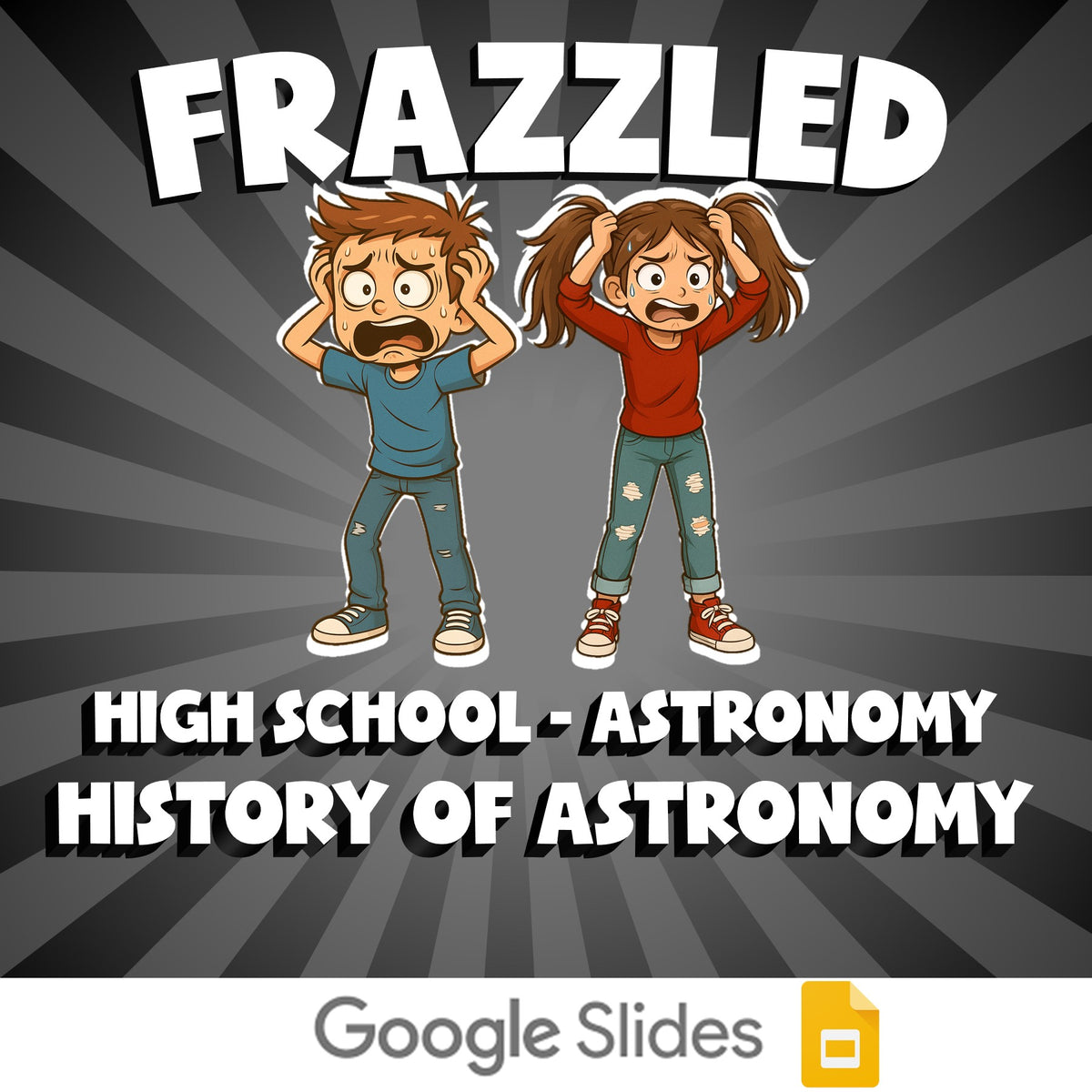History of Astronomy FRAZZLED Science Game - No Prep Astronomy Review Activity