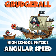 Angular Speed GRUDGEBALL Science Game - No Prep Physics Review Activity