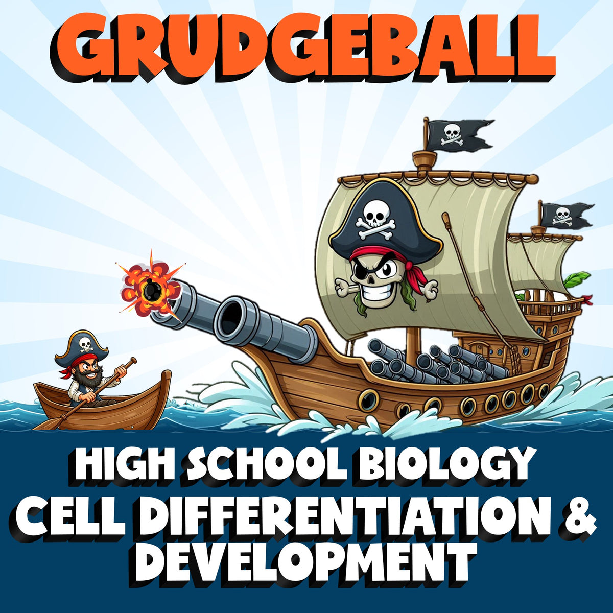 Cell Differentiation & Development GRUDGEBALL Science Game - No Prep Biology
