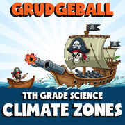 Climate Zones GRUDGEBALL Science Game - No Prep Grade 7 Review Activity
