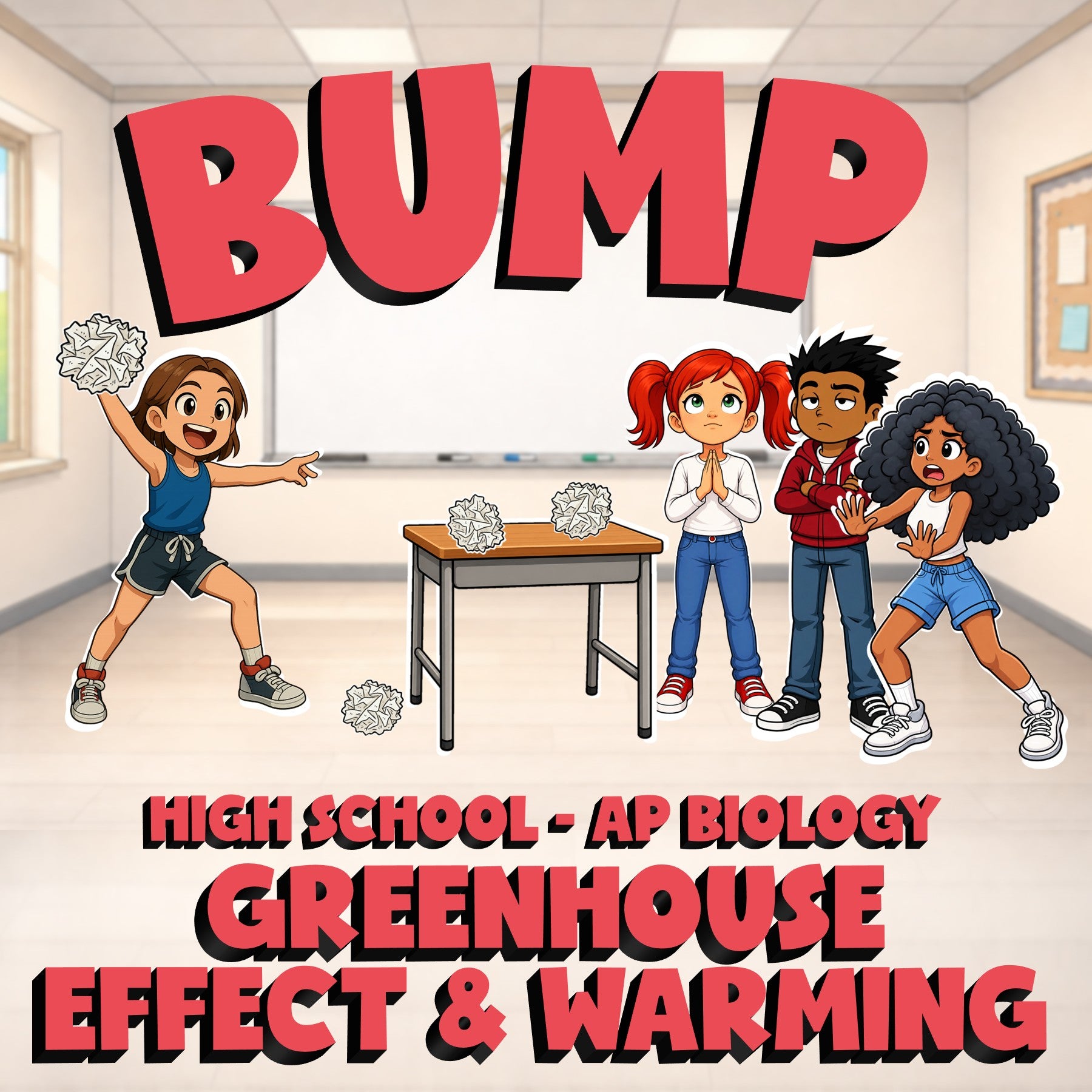 Greenhouse Effect & Warming BUMP Science Game - No Prep AP Biology Review